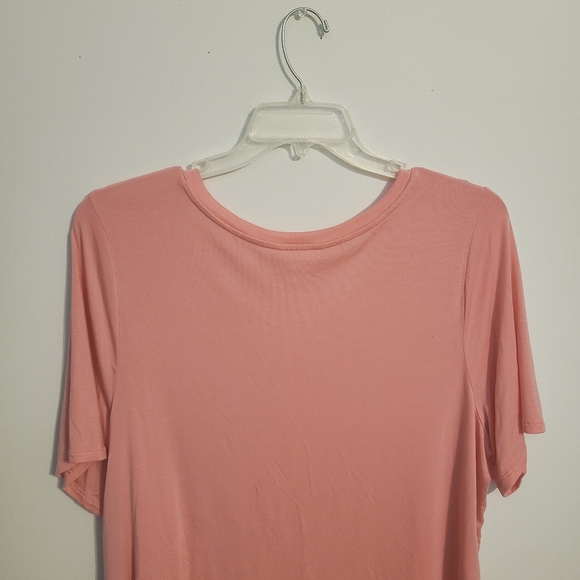 Athleta | Women's Pink Nighttime Bliss Sleep V-Neck Tee (Size XL) - Picture 9 of 12